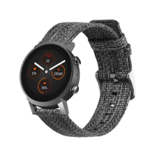 kwmobile szíj TicWatchhoz Ticwatch E3 / GTH 20mm, szürke, textil, KWM000024YO001C okosóra kellék