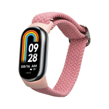 kwmobile szíj Xiaomi Mi Band 8-hoz, világos rózsaszín, nylon, KWM0000250L005C okosóra kellék