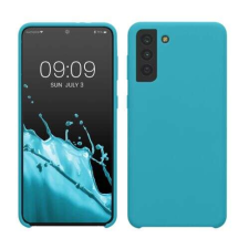 kwmobile tok Samsung Galaxy S21 Plus, szilikon, kék, 54066.205 tok és táska