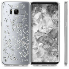 kwmobile tok Samsung Galaxy S8-hoz, szilikon, ezüst, 40980.35 tok és táska