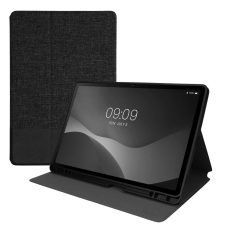 kwmobile tok Samsung Galaxy Tab S9 FE Plus készülékhez, sötétszürke/fekete, textil, KWM000023QH001C tablet tok