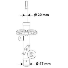 KYB lengéscsillapító KYB 3348099 autóalkatrész