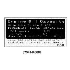 KYMCO figyelmeztető matrica Kymco Vázak, idomok, kiegészítők Matricák egyéb motorkerékpár alkatrész