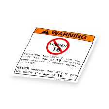 KYMCO figyelmeztető matrica Kymco Vázak, idomok, kiegészítők Matricák egyéb motorkerékpár alkatrész