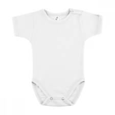 Kynga fehér rövid ujjú baba body 62-98 kombidressz, body