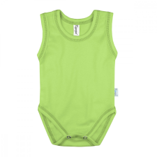 Kynga kivizöld ujjatlan baba body 62-98 kombidressz, body