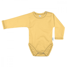 Kynga sárga hosszú ujjú baba body 80 kombidressz, body