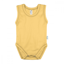 Kynga sárga ujjatlan baba body 68 kombidressz, body