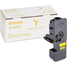 Kyocera Tk5230 lézertoner m5521cdn, 5521cdw, p5021cdn, 5021cdw nyomtatókhoz, kyocera, sárga, 2,2k 1t02r9anl0 nyomtatópatron & toner