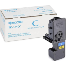 Kyocera TK5240 Lézertoner M5526CDN, 5526CDW, P5026CDN, 5026CDW nyomtatókhoz, KYOCERA, cián, 3k nyomtatópatron & toner
