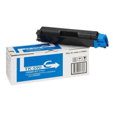 Kyocera TK590C Lézertoner FS C2026, 2126 nyomtatókhoz, KYOCERA kék, 5k nyomtatópatron & toner
