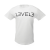 L3VEL3 - Classic T-Shirt - Logózott Póló (Fehér, S)