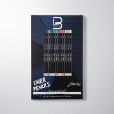L3VEL3 - Liner Pencils - 12 Darabos Színes Kontúrceruza Szett színes ceruza