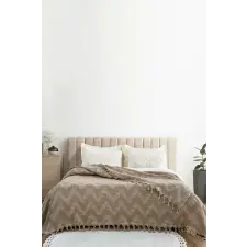  L'essential Maison Double Pique Beige Naomi - Beige lakástextília