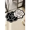 L'essential Maison fekete Bungari Rose fürdőszobaszőnyeg