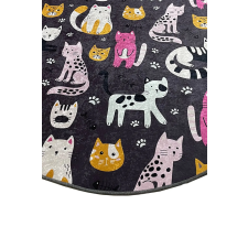  L'essential Maison fürdőszoba szőnyeg, többszínű Park Cat Djt (120 cm) lakástextília