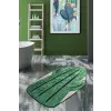  L'essential Maison Fürdőszoba szőnyeg Zöld Fekete Bézs Nagy Kaktusz 80 x 120
