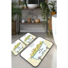  L'essential Maison Fürdőszobaszőnyeg készlet (3 részes), többszínű kacsákkal lakástextília