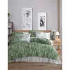  L'essential Maison Ranforce Egyszemélyes Paplanhuzat Garnitúra Zöld Fehér Lara - Zöld
