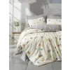  L'essential Maison Ranforce Kétszemélyes Ágyneműhuzat Garnitúra Grey Evo - Szürke