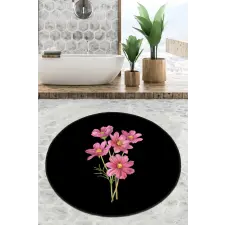  L'essential Maison Sitivo Djt fürdőszoba szőnyeg - Fekete (160 cm) lakástextília