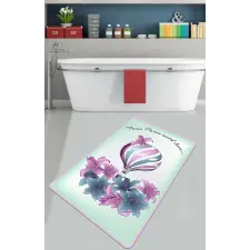  L'essential Maison Többszínű Lila Léggömb Fürdőszobaszőnyeg (80 x 100) lakástextília