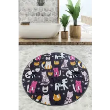  L'essential Maison Többszínű Park Cat Djt fürdőszobaszőnyeg (200 cm) lakástextília