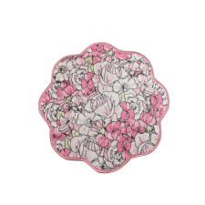  L'essential Maison többszínű rózsa alakú fürdőszobaszőnyeg (100 cm) - rózsaszín lakástextília