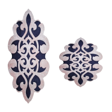  L'essentiel Maison Bathmat Set (2 Pieces) Pink Navy Blue 21010215Sy lakástextília