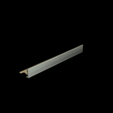  L alakú natúr alumínium élvédő , 250cm x 8mm szögletes csempe élzáró profil élvédő, sín, szegélyelem