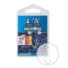 L-and-K micro jig 2316 fej 12 1g horog