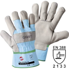 L+D Granit 1574 Marhabőr Munkakesztyű Méret (kesztyű): 8, M EN 388:2016 CAT II 1 pár (1574)