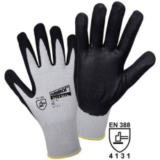 L+D worky FOAM Nylon NITRILE 1158-11 Nylon Munkakesztyű Méret (kesztyű): 11, XXL EN 388 CAT II 1 pár (1158-11)