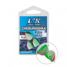 L&K fsih head cheburaska pergető ólom - 12g horgászkiegészítő