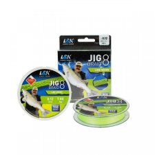 L&K Jig Braid 150m fonott zsinór - 0,10mm 6,2kg horgászzsinór