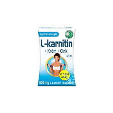 L-karnitin 500 mg + króm és cink kapszula DR.CHEN 60x vitamin és táplálékkiegészítő