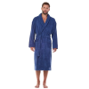 L&L Roland férfi frottír fürdőköpeny, kék L