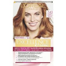 L´Oréal Paris ĽORÉAL PARIS Excellence 7.43 Rézfényű aranyszőke hajfesték, színező