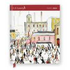  L.S. Lowry 2024 Desk Diary - Week to View, Illustrated on every page naptár, kalendárium