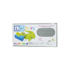 L-W Toys LW Toys kompatibilis építőjáték tábla / alap 16x32 szürke barkácsolás, építés