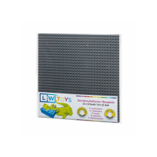 L-W Toys LW Toys tábla / alap 32x32 sötétszürke (LEGO kompatibilis) barkácsolás, építés