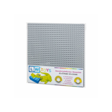 L-W Toys LW Toys tábla / alap 32x32 világosszürke (LEGO kompatibilis) barkácsolás, építés
