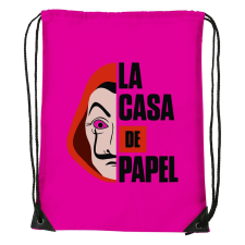 La casa de papel - Sport táska magenta tornazsák