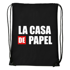La casa de papelV2 - Sport táska fekete tornazsák