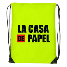 La casa de papelV2 - Sport táska sárga tornazsák