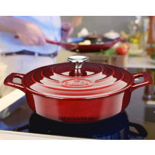 La Cuisine La Cuisine Berry öntöttvas alacsony lábas fedővel 28 cm-es (432024) edény