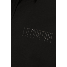 LA MARTINA Férfi póló La Martina ZMP021 XL INTL Fekete férfi póló