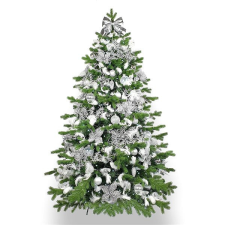 LAALU Díszített fa KING WINTER 270 cm, 132 dísz és dekorációval műfenyő