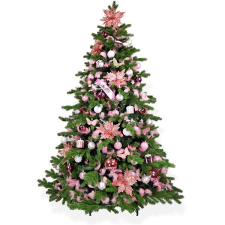LAALU feldíszített karácsonyfa - Anna hercegnő, 135 dísz, 240 cm műfenyő