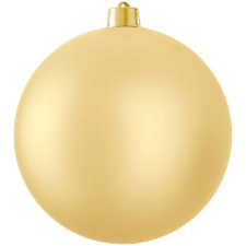 LAALU Karácsonyi dísz - gömb, matt arany, 20 cm átmérőjű karácsonyfadísz